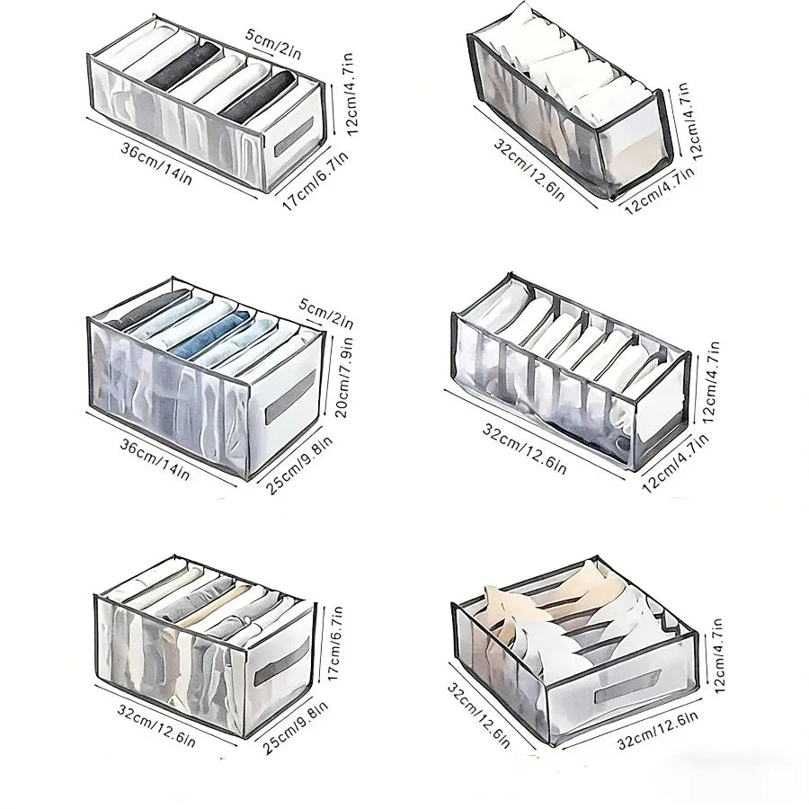 5Pcs Drawer Organizer Set