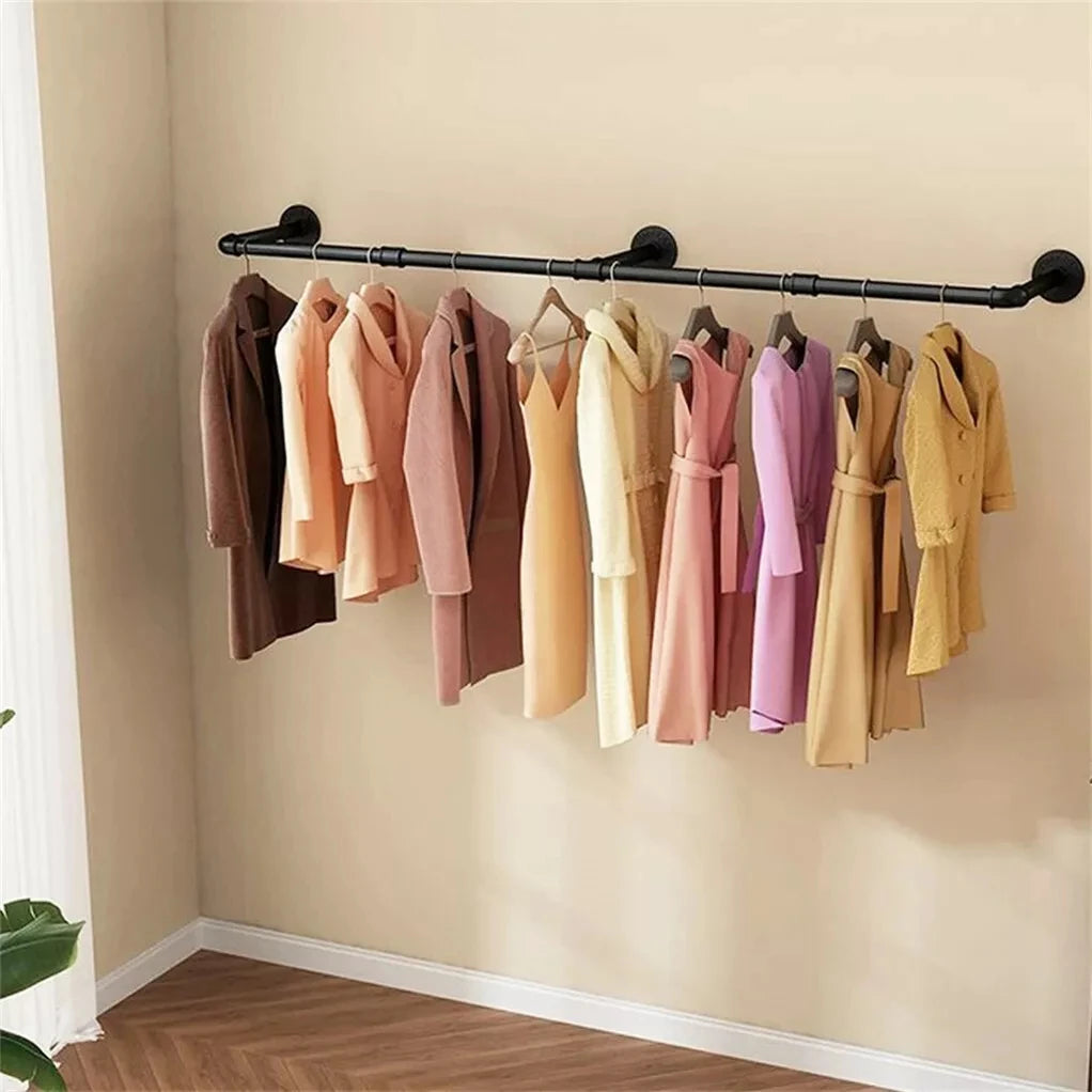 Industrial Pipe Clothing Rack