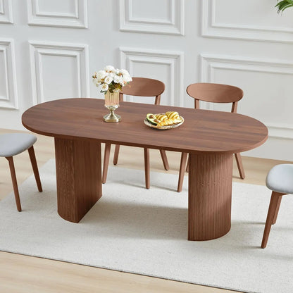Extendable Dining Room Table for 4-8