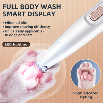 Portable Dog Paw Trimmer with Led Light