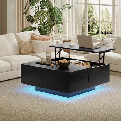 Square Lift Top Coffee Table