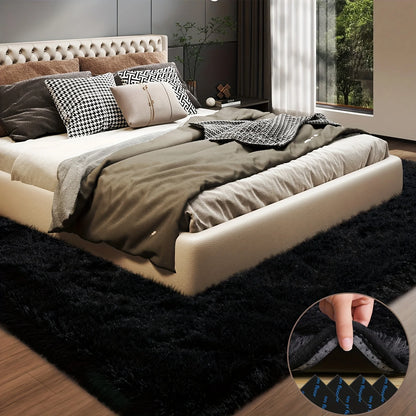 Large plush area rug