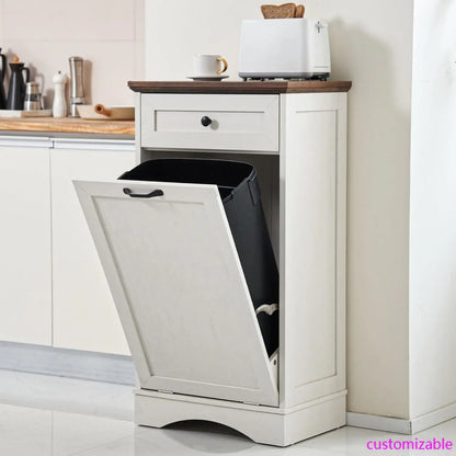 Tilt-Out Trash Cabinet