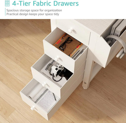 Reversible Desk with Power Outlet