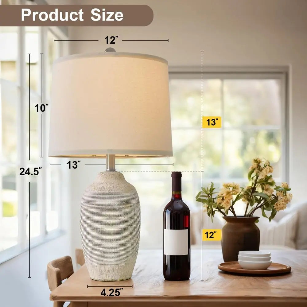 24 Inch Vintage Ceiling Table Lamp