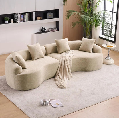 Boneless Curved Sofa