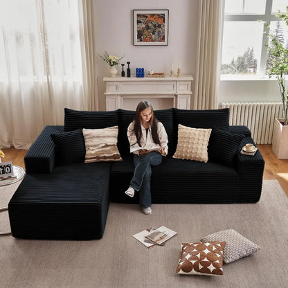 Cloud Sectional Couch with L-Shape Chaise