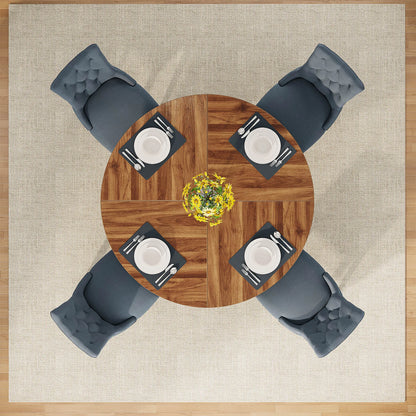 Round Dining Table for 4