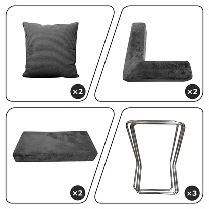 Foldable sofa bed with a removable backrest