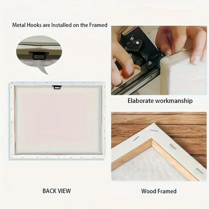 1pc Woven Canvas Wall Art