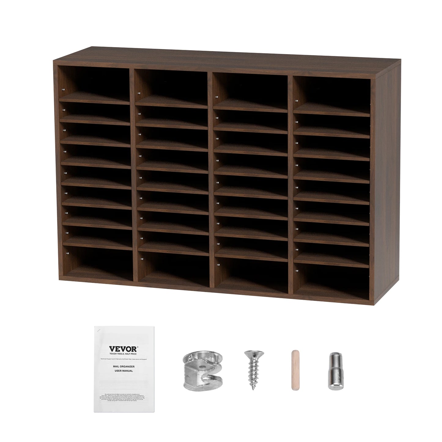 Wood Literature Organizer Cabinet