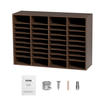 Wood Literature Organizer Cabinet