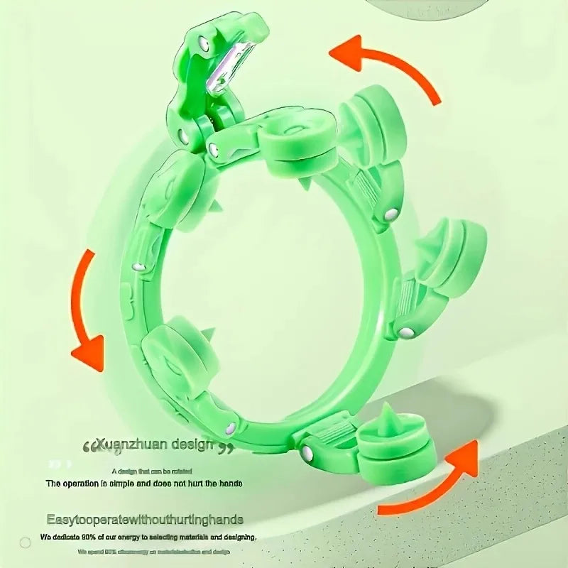 Handheld Rotating Peeler for Apple