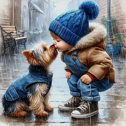 Full Embroidery Eco-cotton Thread Art Work