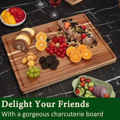Large Acacia Wood Cutting Board