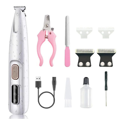Portable Dog Paw Trimmer with Led Light