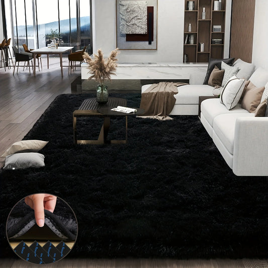 Large plush area rug