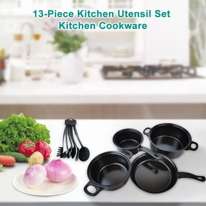13 PCS Kitchen Cookware for Induction Cooker