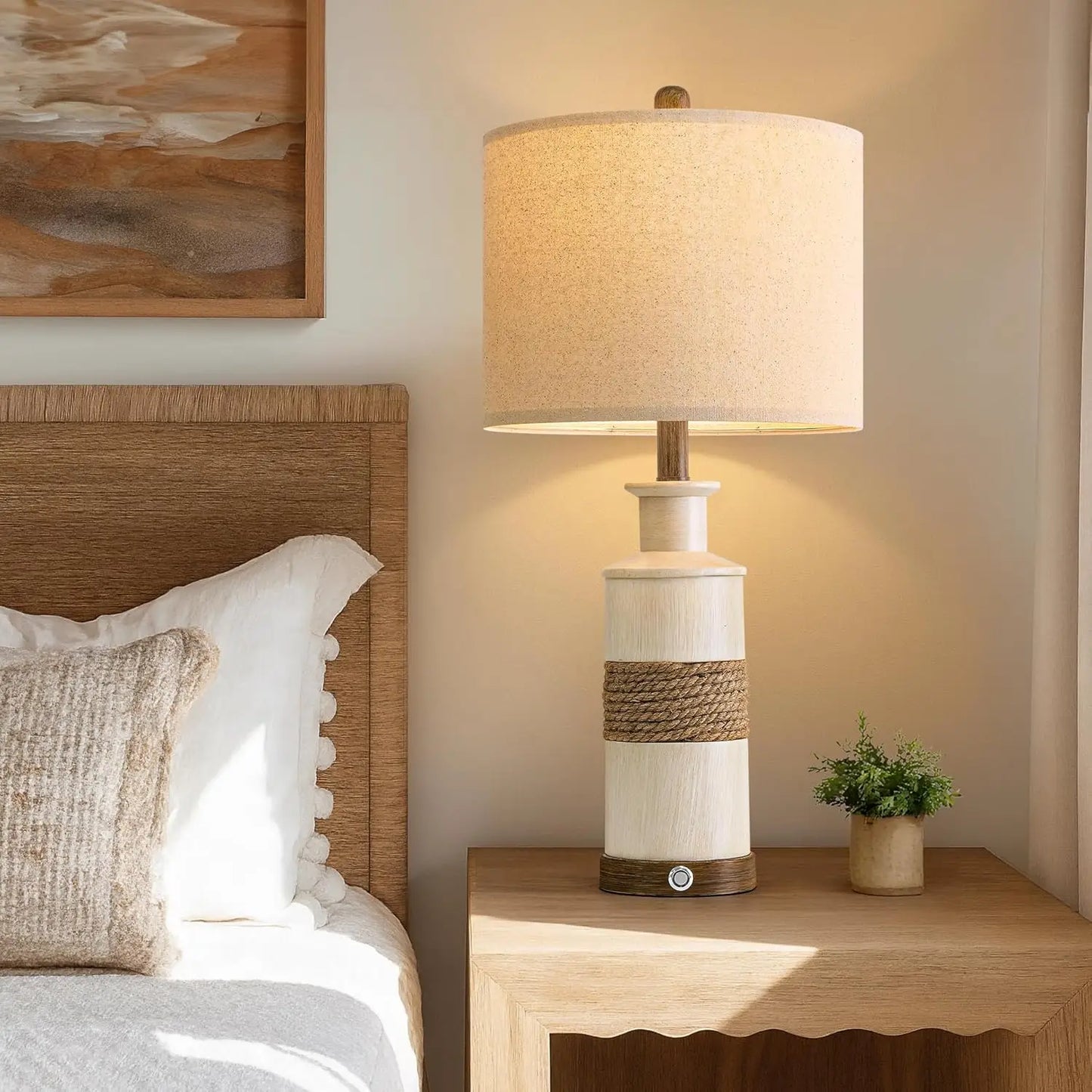 Farmhouse Boho Table Lamps