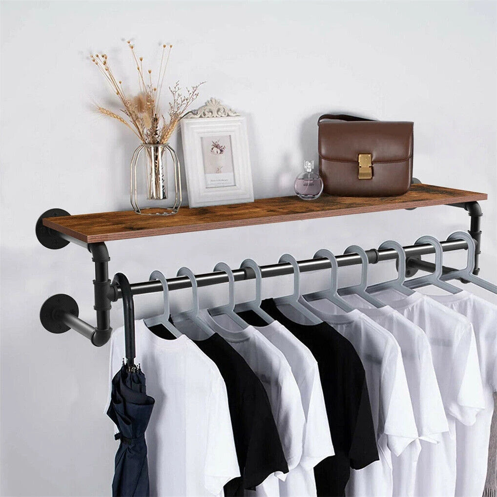 Industrial Pipe Clothing Rack