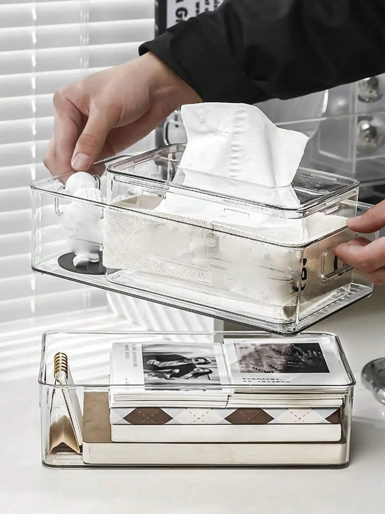 Acrylic Clear Storage Box - DailyBasicNeeds.com