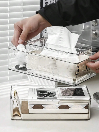 Acrylic Clear Storage Box - DailyBasicNeeds.com