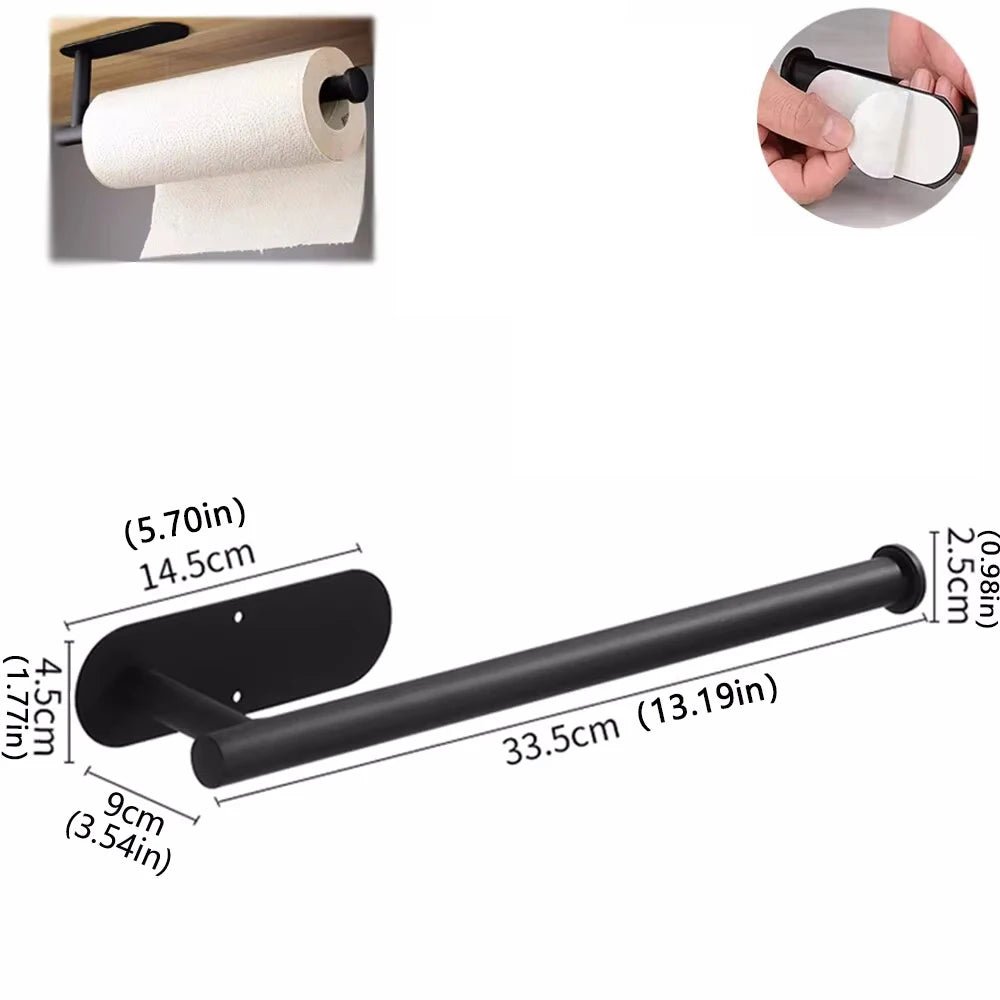 Adhesive Paper Towel Holder - DailyBasicNeeds.com