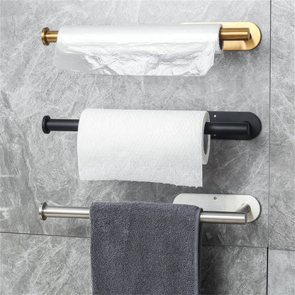 Adhesive Paper Towel Holder - DailyBasicNeeds.com