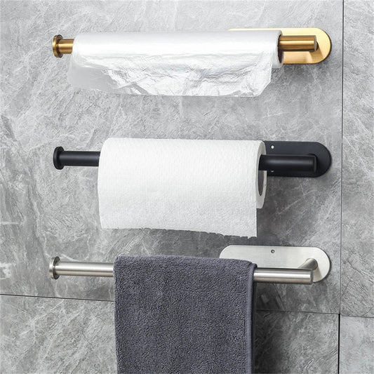 Adhesive Paper Towel Holder - DailyBasicNeeds.com
