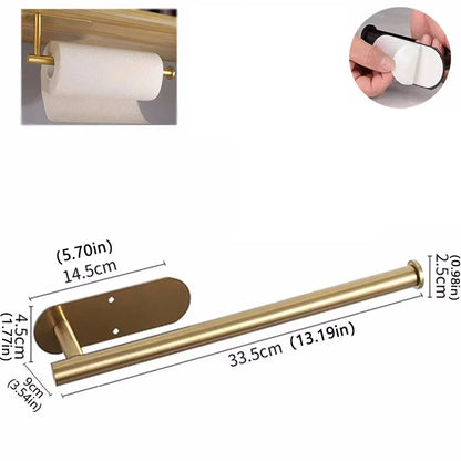 Adhesive Paper Towel Holder - DailyBasicNeeds.com