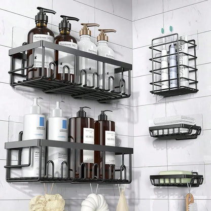 Adhesive Shower Caddy - DailyBasicNeeds.com
