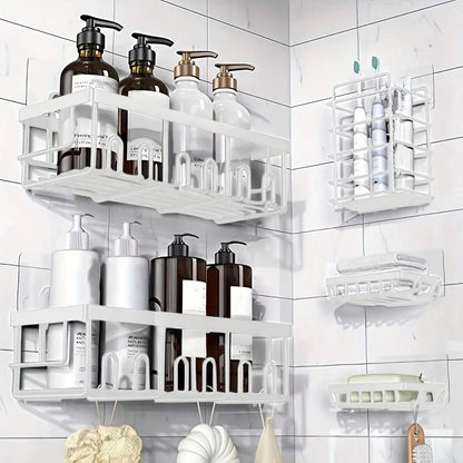 Adhesive Shower Caddy - DailyBasicNeeds.com