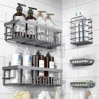 Adhesive Shower Caddy - DailyBasicNeeds.com
