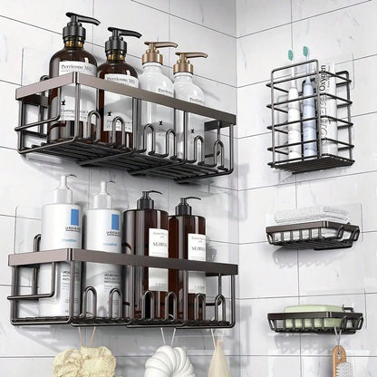 Adhesive Shower Caddy - DailyBasicNeeds.com