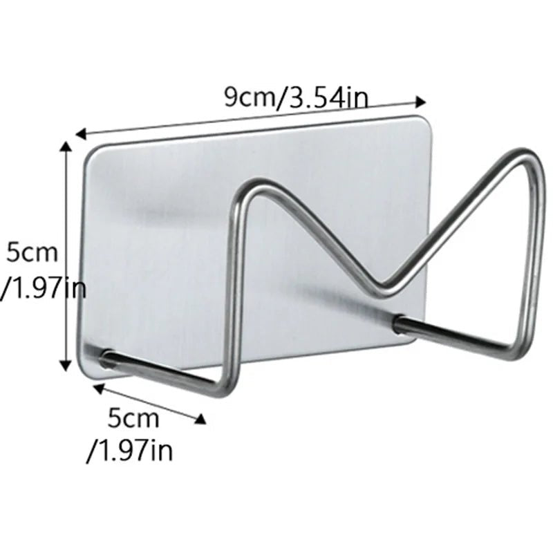 Adhesive Sponge Caddy - DailyBasicNeeds.com