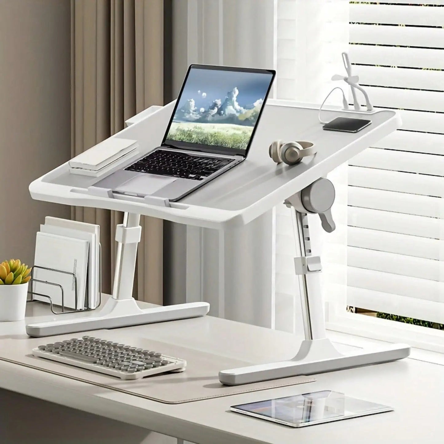 Adjustable Folding Laptop Desk - DailyBasicNeeds.com