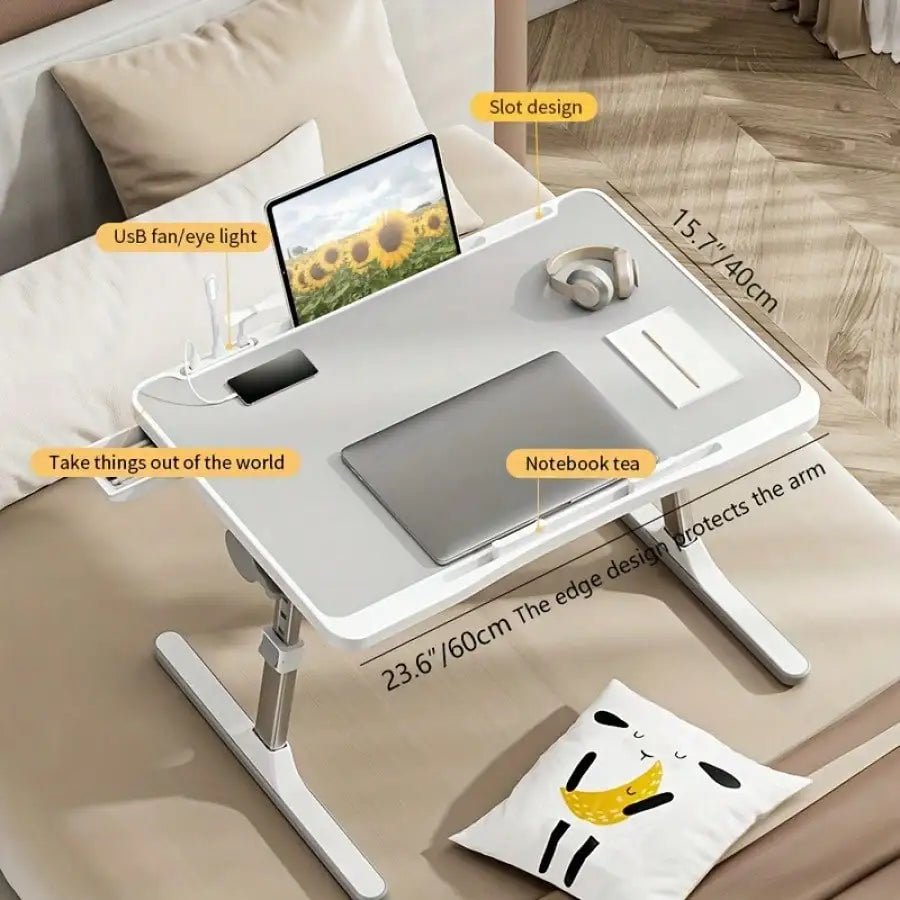 Adjustable Folding Laptop Desk - DailyBasicNeeds.com