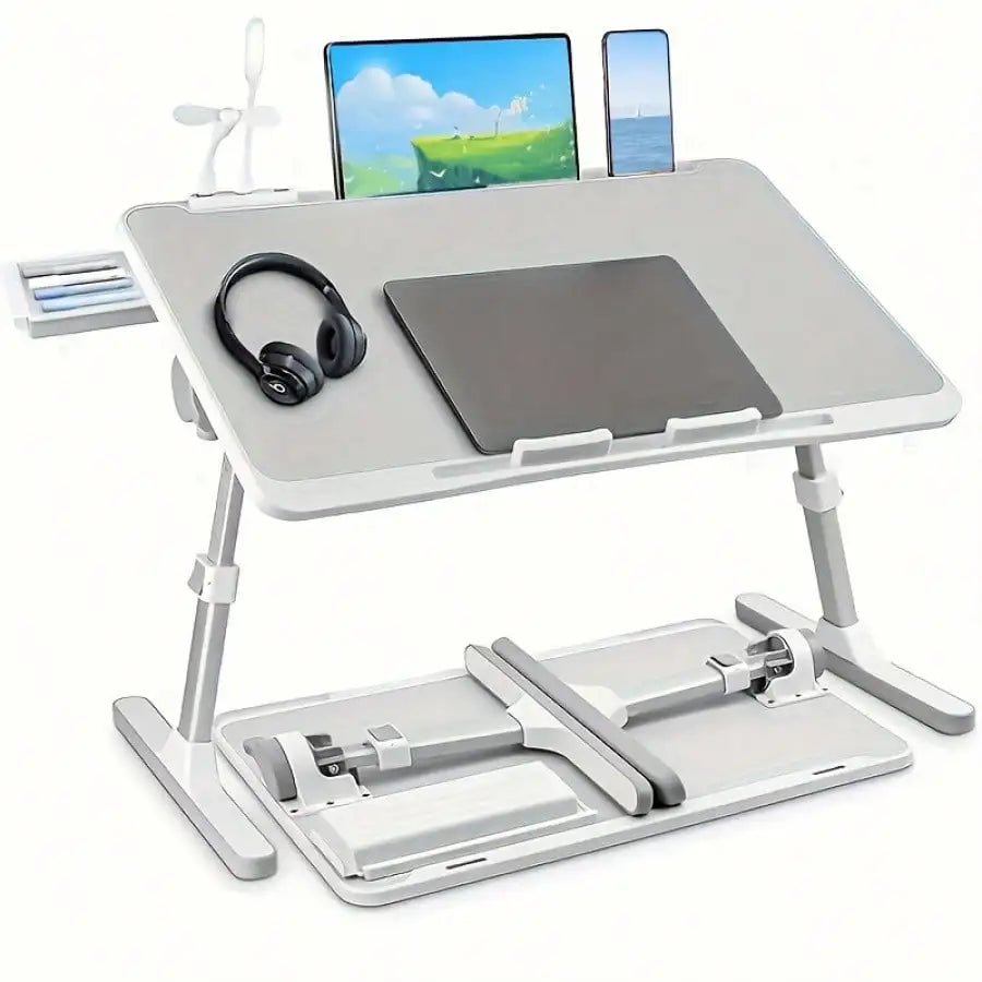 Adjustable Folding Laptop Desk - DailyBasicNeeds.com