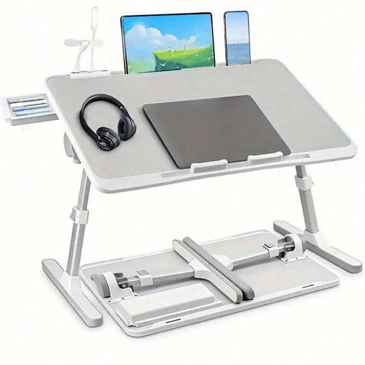 Adjustable Folding Laptop Desk - DailyBasicNeeds.com