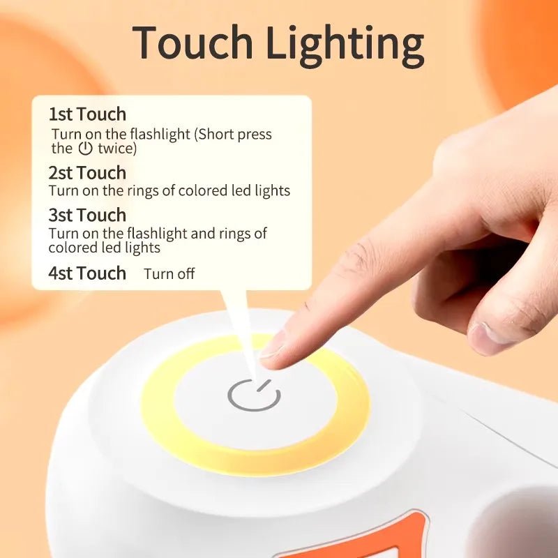 Automatic Retractable Dog Leash with Led Flashlight - DailyBasicNeeds.com