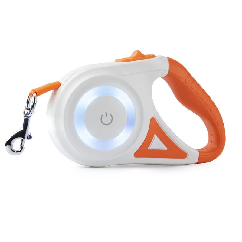 Automatic Retractable Dog Leash with Led Flashlight - DailyBasicNeeds.com