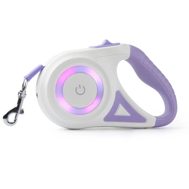 Automatic Retractable Dog Leash with Led Flashlight - DailyBasicNeeds.com
