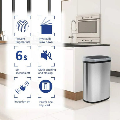 Automatic Touchless Trash Can - DailyBasicNeeds.com