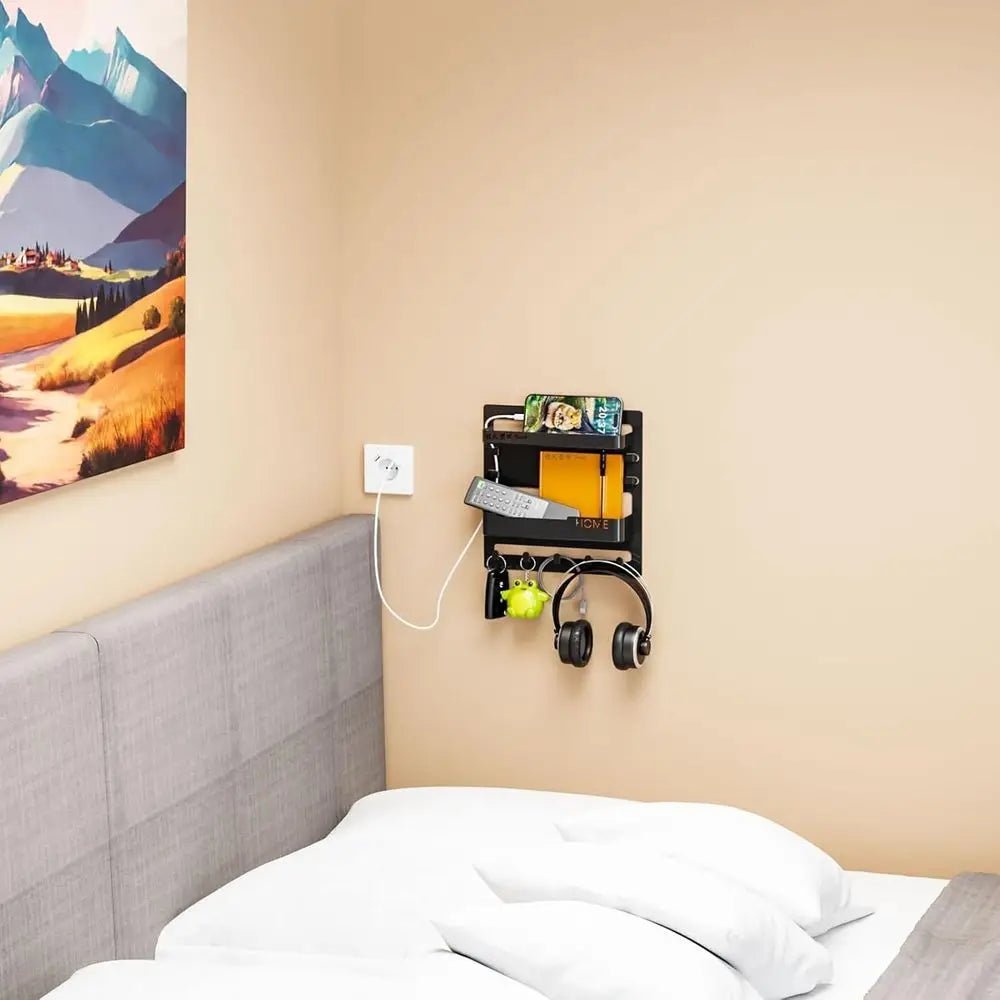 Bedside Shelf Wall and Nightstand - DailyBasicNeeds.com