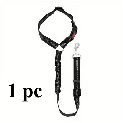 Black Pet Car Safety Rope - DailyBasicNeeds.com