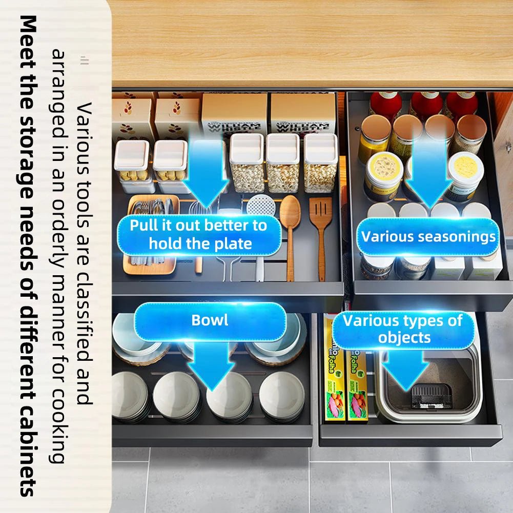Carbon Steel Pull Out Drawers - DailyBasicNeeds.com