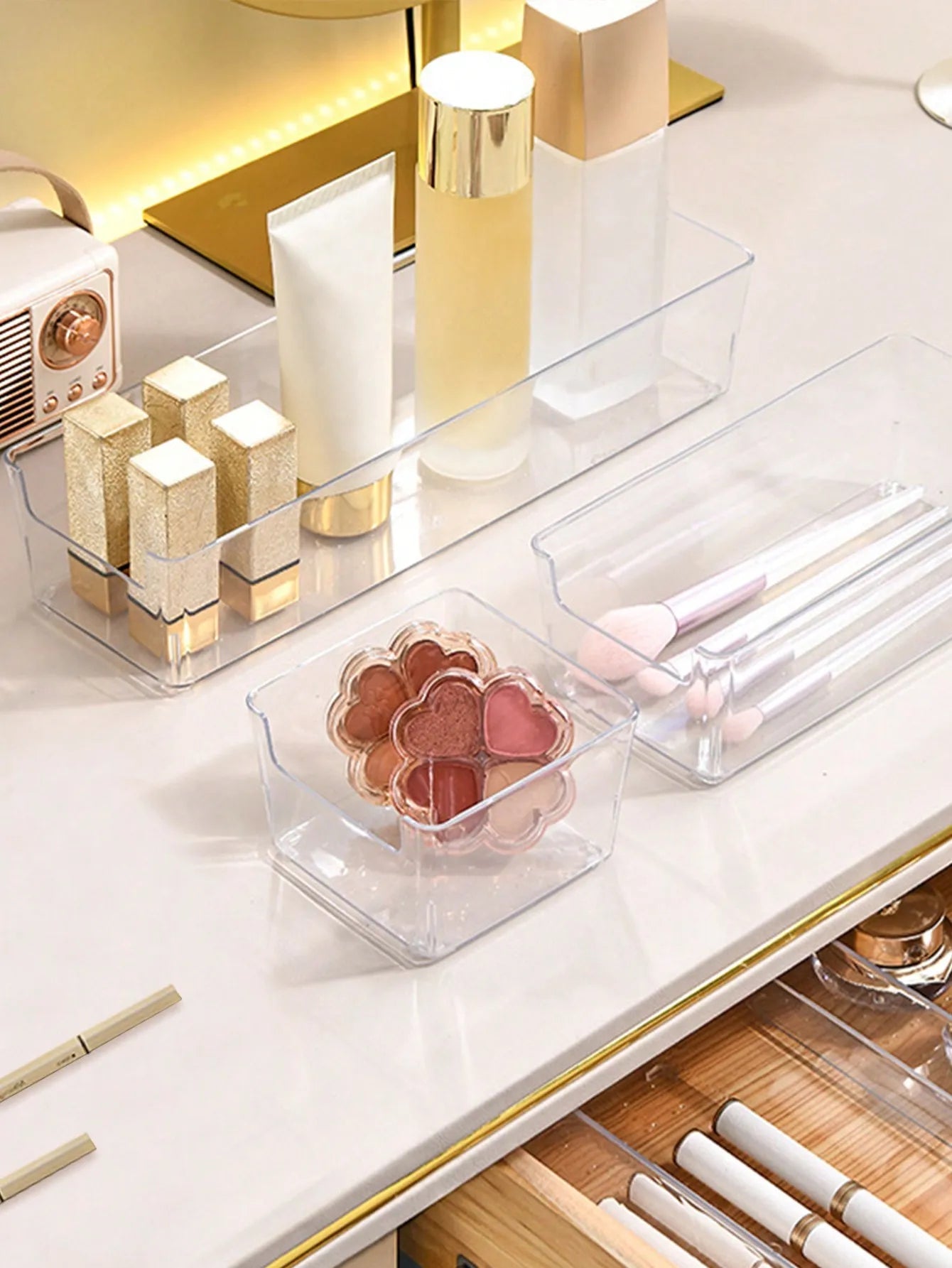 Clear Drawer Organizer - DailyBasicNeeds.com