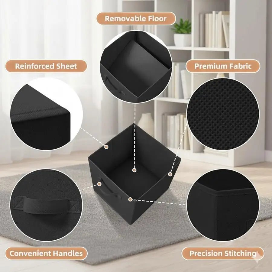 Collapsible Fabric Storage Cubes - DailyBasicNeeds.com