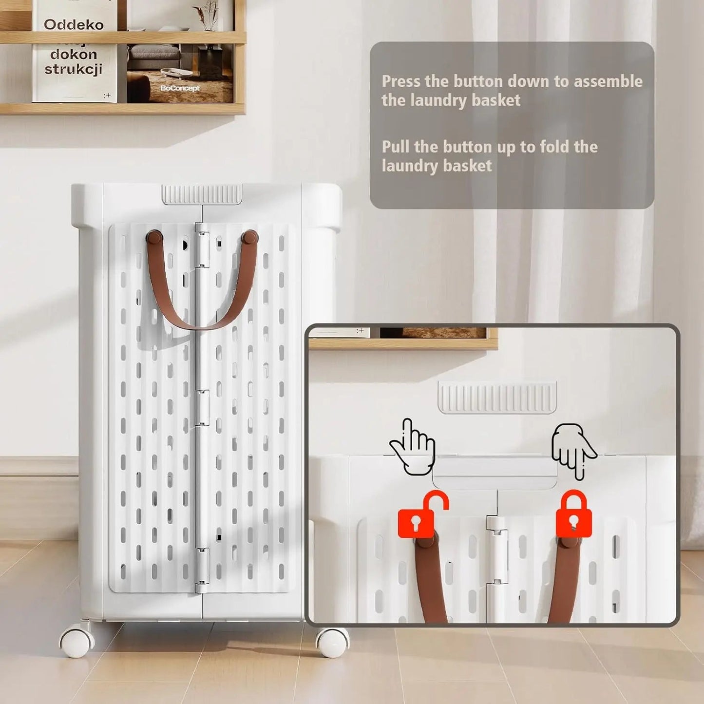Collapsible Laundry Basket - DailyBasicNeeds.com