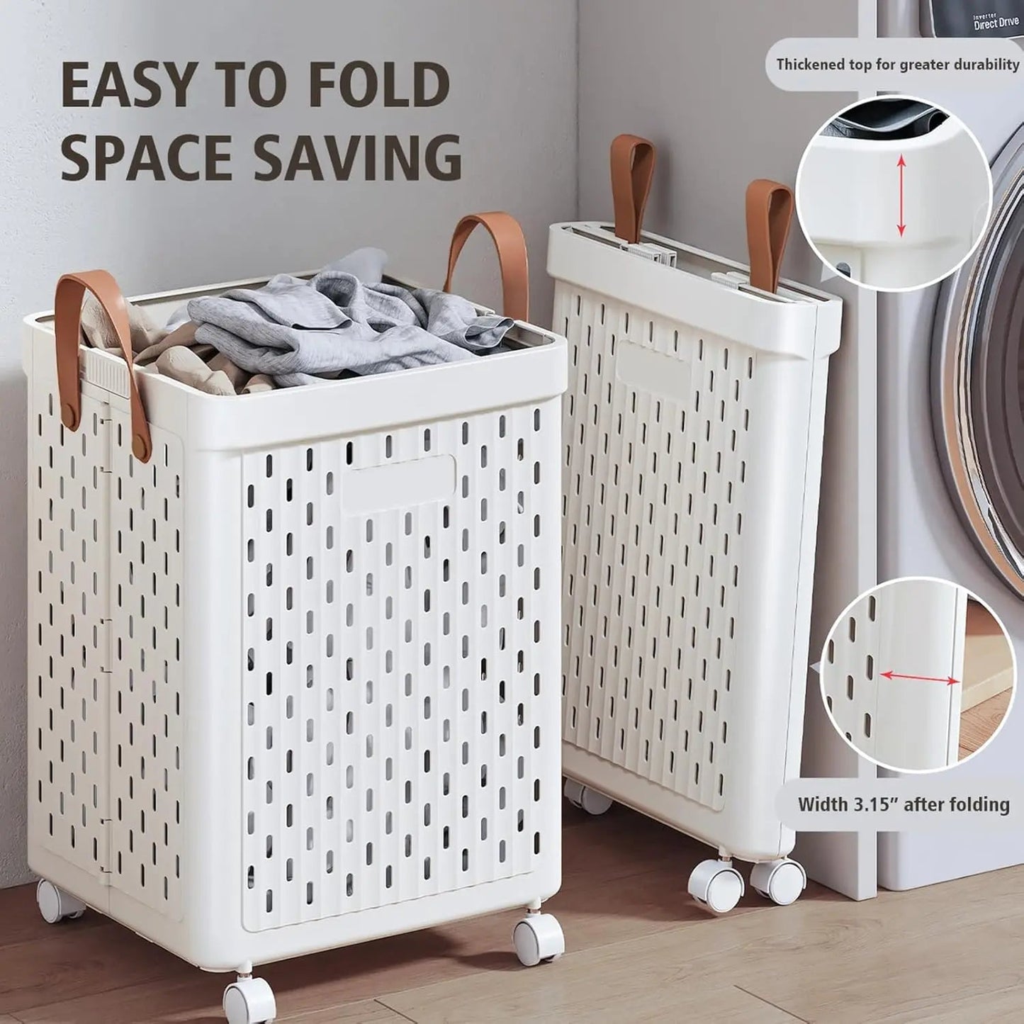 Collapsible Laundry Basket - DailyBasicNeeds.com